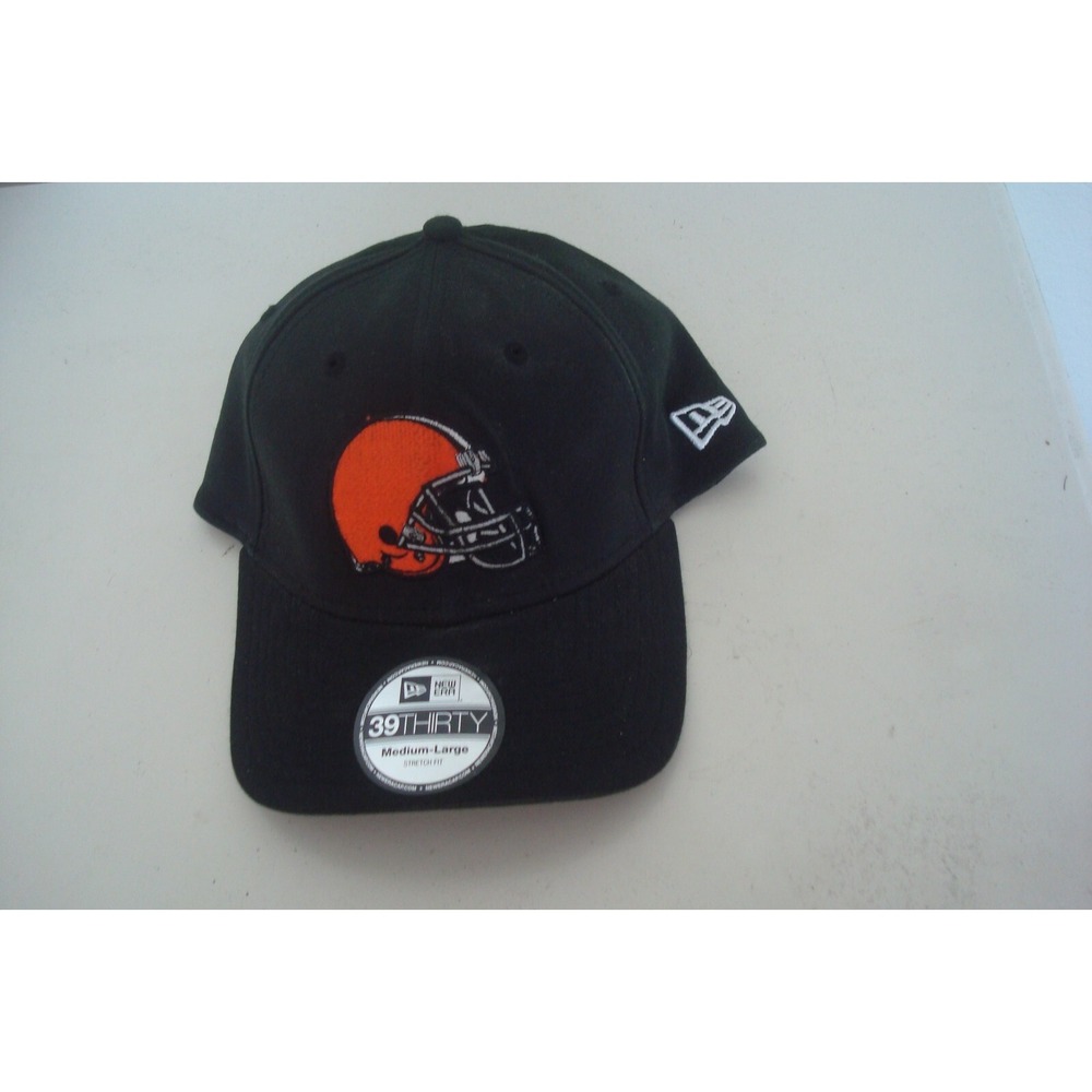 CLEVELAND BROWNS NEW ERA FITTED M/LG BEACH GOLF DEADSTOCK HAT CAP VINTAGE H3